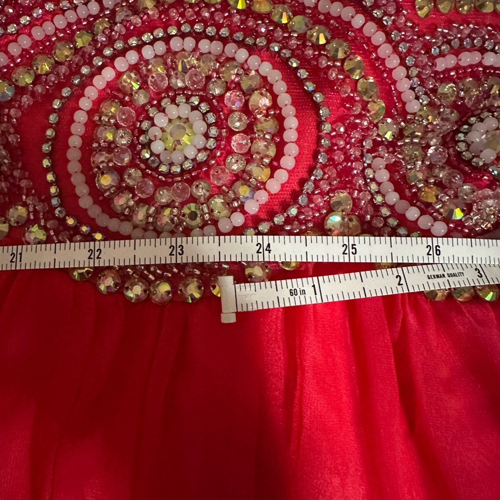 Sophisticated Red Formal Dress